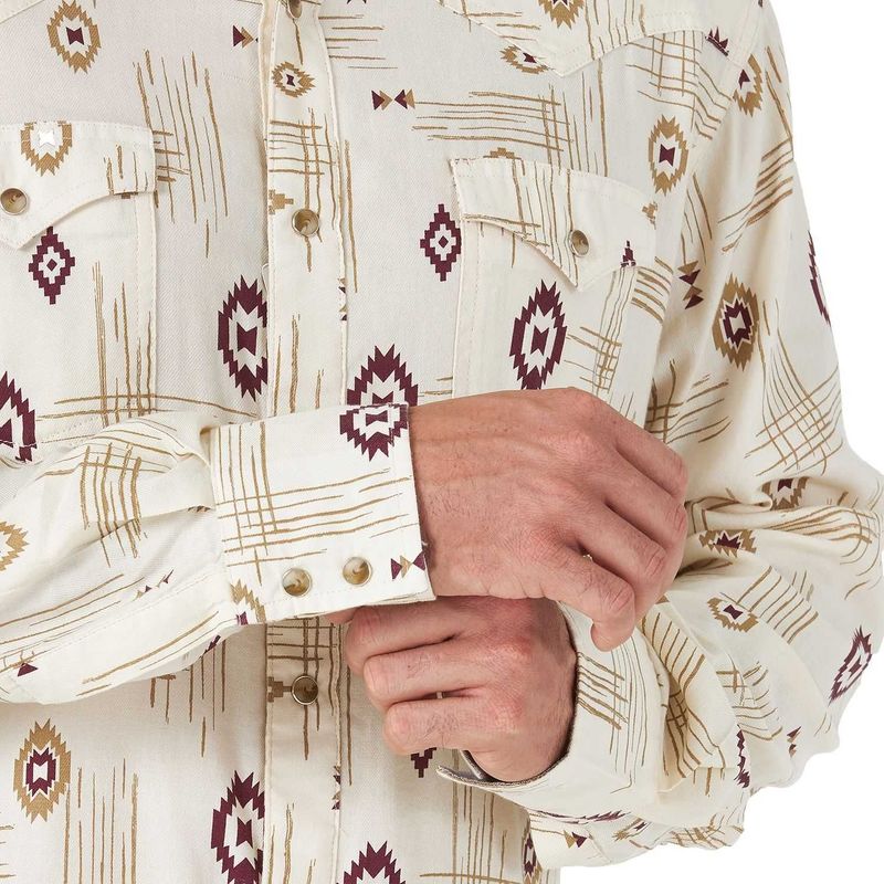 Wrangler-Men-s-Retro-Premium-Snap-Shirt---Khaki-Aztec--10MVR548M-
