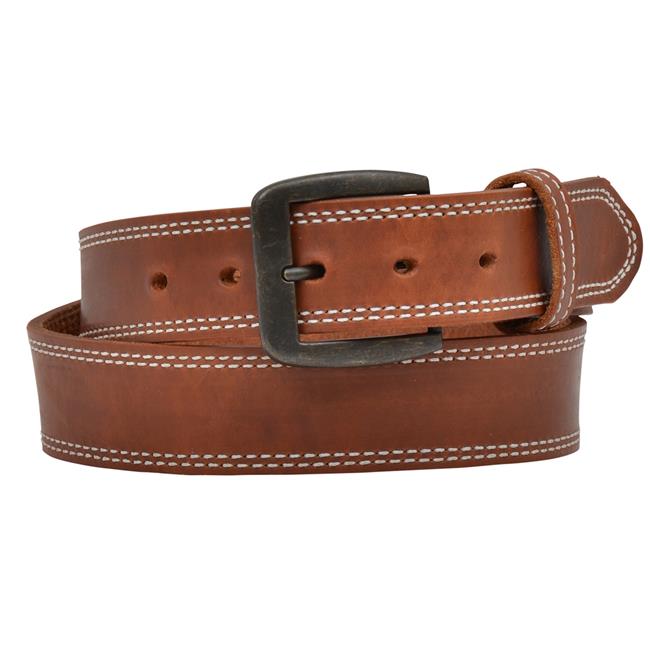 M---F-3D-Double-Stitch-Belt---Brown