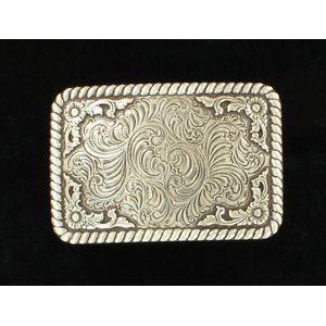 M&F  Buckle Rectangle Scroll