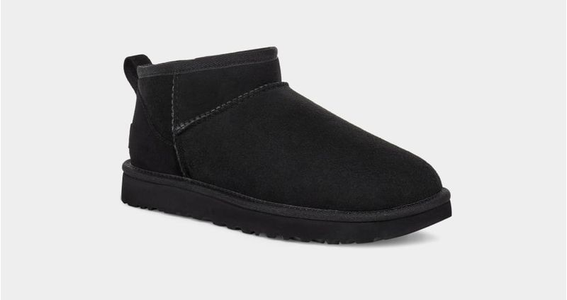 Ugg W Classic Mini Ii Black Black Ugg W Classic Mini Ii Black Black