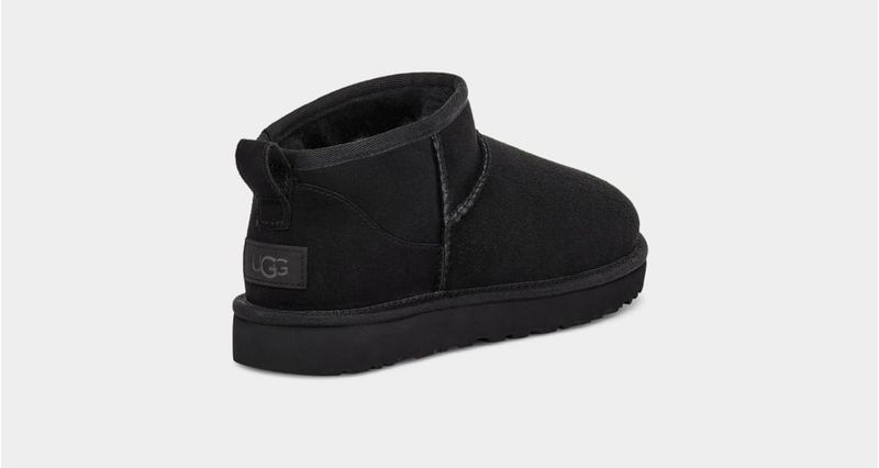 Uggs black hot sale and white