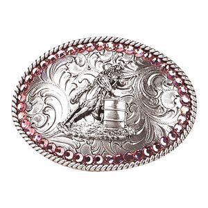 M & F Buckle Barrel Racer W/Pink Cry