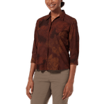 Royal-Robbins-Women-s-Expedition-Print-3-4-Sleeve---Fudge
