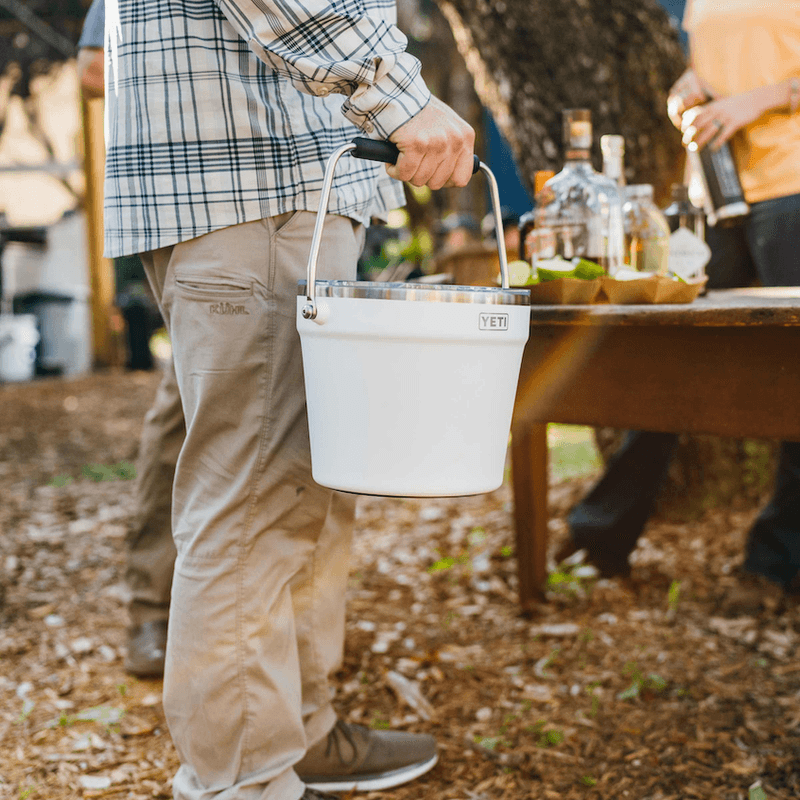 YETI Rambler Beverage Bucket - White