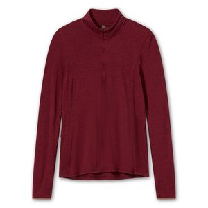 Royal Robbins Women's Venturlayer 200 1/4 Long Sleeve - Burnt Grape