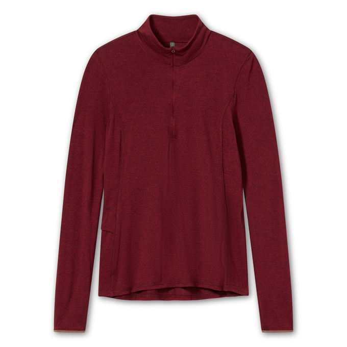 Royal-Robbins-Women-s-Venturlayer-200-1-4-Long-Sleeve---Burnt-Grape