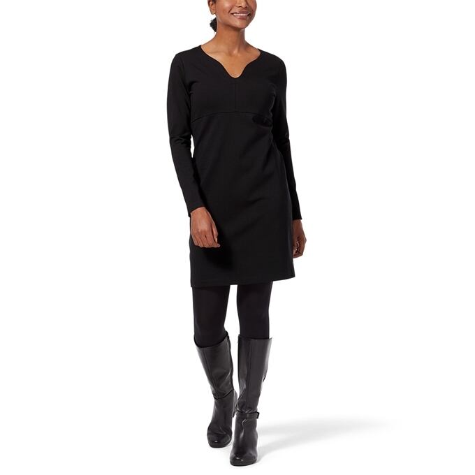 Royal-Robbins-Women-s-Geneva-Ponte-Dress---Jet-Black