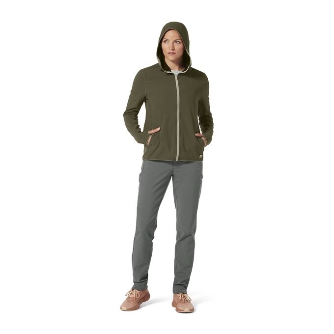 Royal-Robbins-Women-s-Venturelayer-Hoodie---Dark-Olive