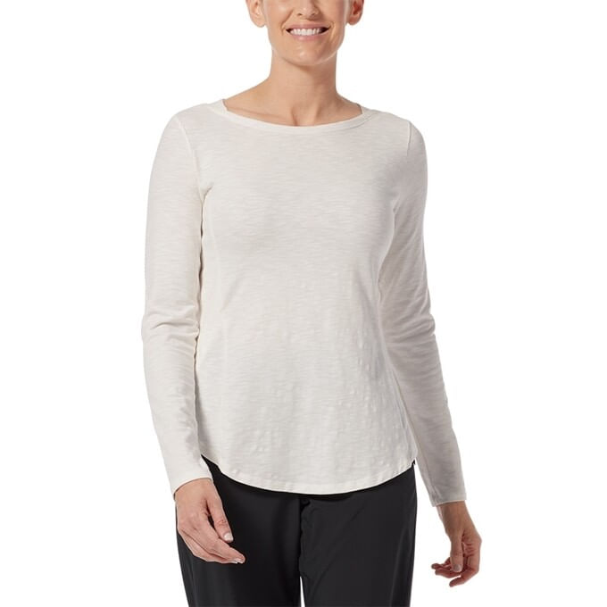 Royal-Robbins-Women-s-Yosemite-Slub-Boat-Neck-Long-Sleeve---Creme