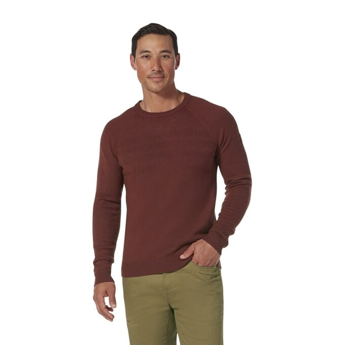 Men's, M Ventour Sweater-red Rock, Royal Robbins Y417008-647