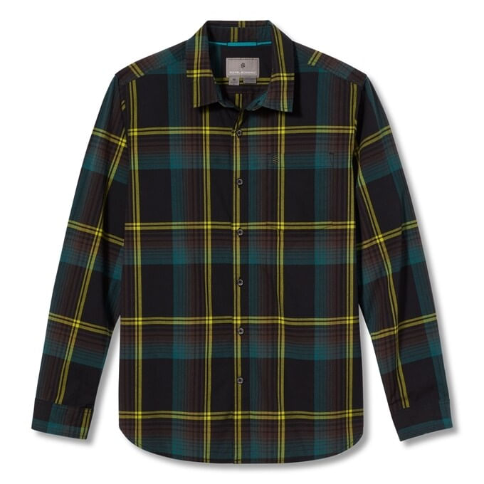 Royal-Robbins-Men-s-Trouvaille-Cotton-Plaid-Long-Sleeve---Jet-Black-Kruse