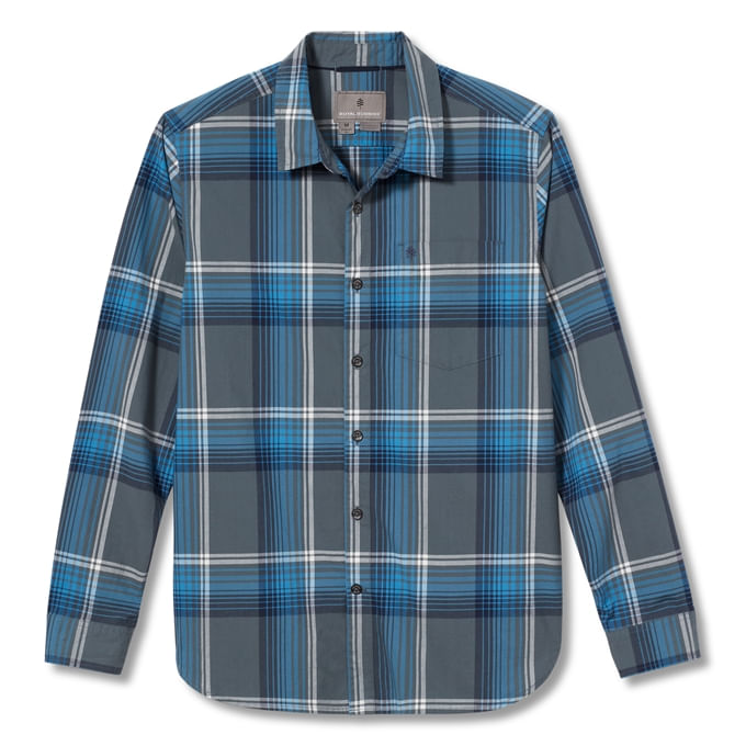 Royal-Robbins-Men-s-Trouvaille-Cotton-Plaid-Long-Sleeve---Slate-Kruse-