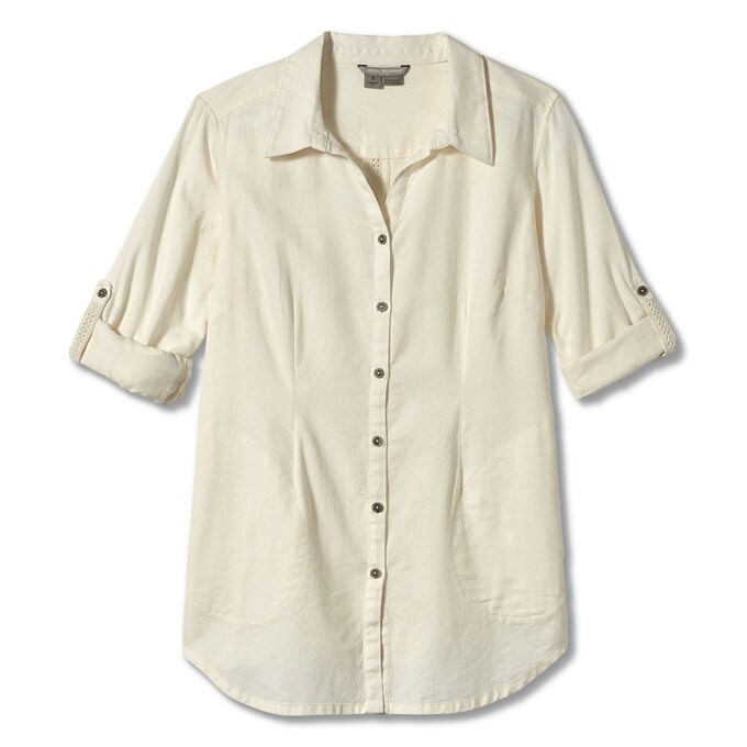 Royal-Robbins-Women-s-Mesh-Long-Sleeve-Eco-Tunic-II---Creme