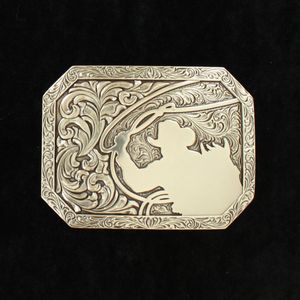 M&F Western Buckle - Roping Cowboy