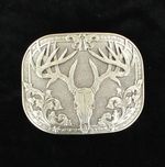 BUCKLE-BUCK-SKULL-W-SCROLLS