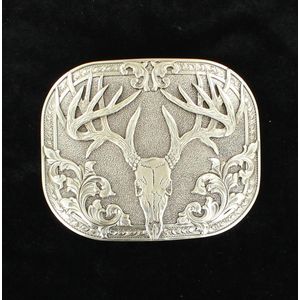 M&F Western Bucke - Buck Skull W/Scrolls