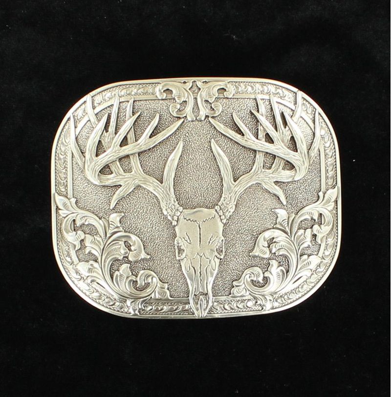 BUCKLE-BUCK-SKULL-W-SCROLLS
