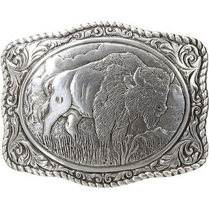 M&F Western Buckle - Buffalo Standing