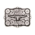 BUCKLE-LONGHORN-HEAD-W-DOT-EDG