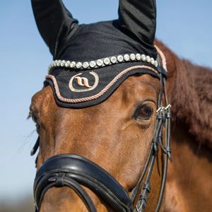 Back On Track Haze Fly Bonnet - Black/Rose Gold