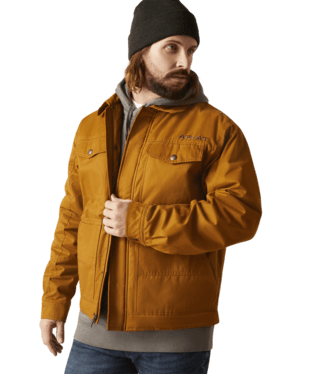 M Grizzly Canvas Jacket-chestn, Ariat 10046384