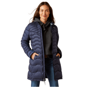 Ariat Women's Ideal Down Parka Riding Jacket - Navy