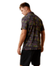Ariat-Men-s-Printed-Western-Aloha-Polo---Charcoal-Grey