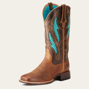 Ariat Women's VentTEK Ultra Western Boot - Distressed Brown