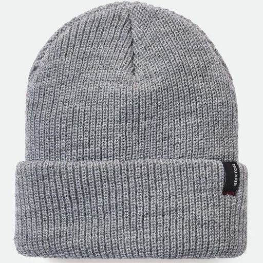 Brixton-Unisex-Heist-Beanie---Light-Heather-Grey