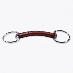 Trust Equestrian Leather Eggbutt Bit