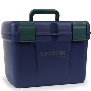 Shires EZI-Groom Deluxe Grooming Box - Navy