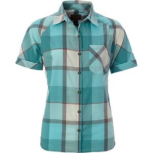 Royal Robbins Women's Dixie Plaid Short Sleeve - Aqua