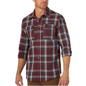 Wrangler Men's Outdoor Eco Flannel Long Sleeve Shirt