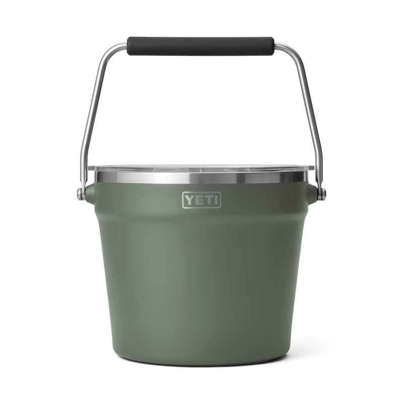 Yeti-Rambler-Beverage-Bucket-with-Lid---Camp-Green