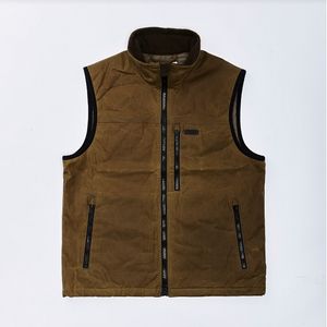 Filson Men's Tin Cloth Prima Field Vest - Dark Tan