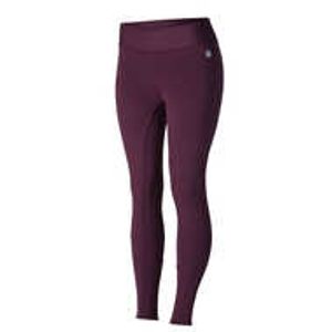 Horze Women's Active Knee Patch Tight - Eggplant