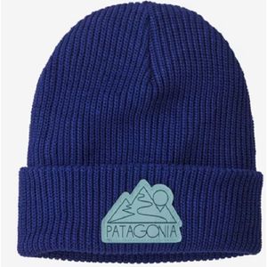 Patagonia Kids' Logo Beanie - Z's and S's: Passage Blue
