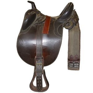 Used Aussie Stock Saddle 15"M - Brown