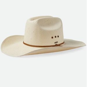 Brixton Unisex El Paso Straw Reserve Cowboy Hat - Off-White