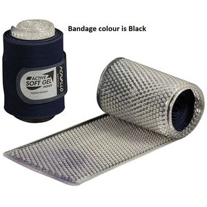 Acavallo Gel & Elastic Bandage - Black