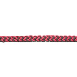 Western Rawhide Barrel Rein - Red/ Black