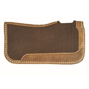 Western Rawhide Dark Brown Felt Pad - Tan