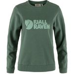 Fjallraven-Women-s-Logo-Sweater---Deep-Patina-Misty-Green