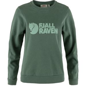 Fjallraven Women's Logo Sweater - Deep Patina/Misty Green