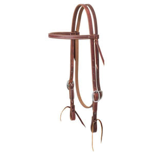 Weaver Latigo Leather Headstall - Brown