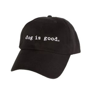 Dog Is Good Signature Unisex Ball Cap - Black