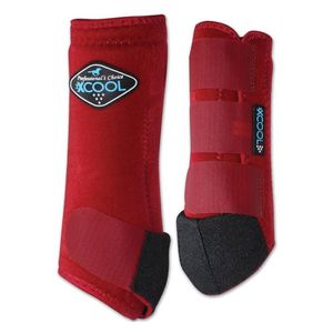 Professional's Choice 2XCool Sports Medicine Boots - 4 Pack  - Crimson Red