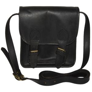 Keldon Small Leather Handbag - Black