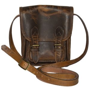 Keldon Leather Handbag - Distressed Brown