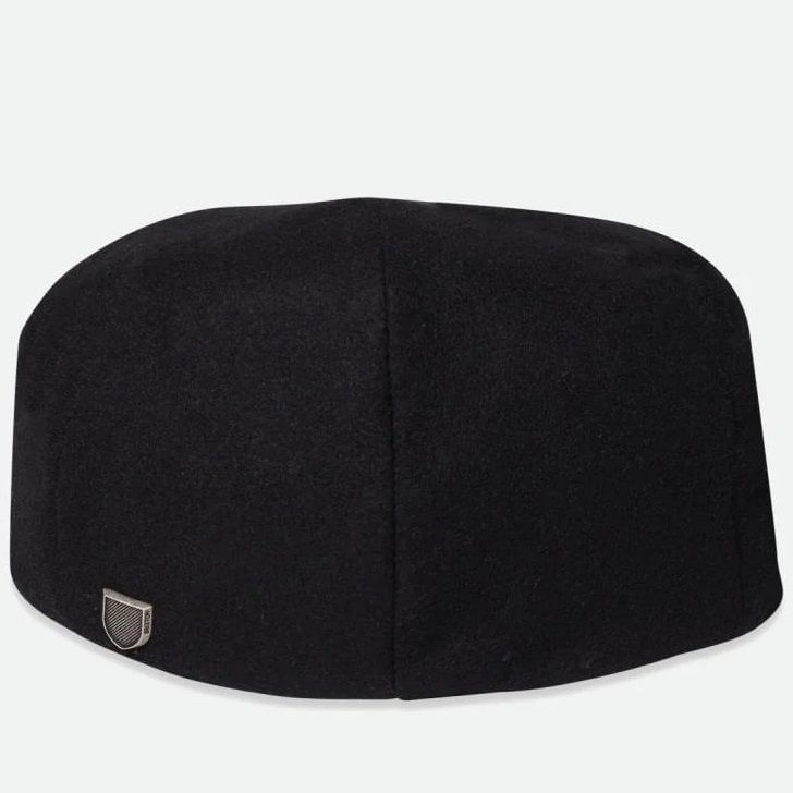 Brixton-Unisex-Hooligan-Baggy-Reserve-Melton-Wool-Drive-Cap---Black